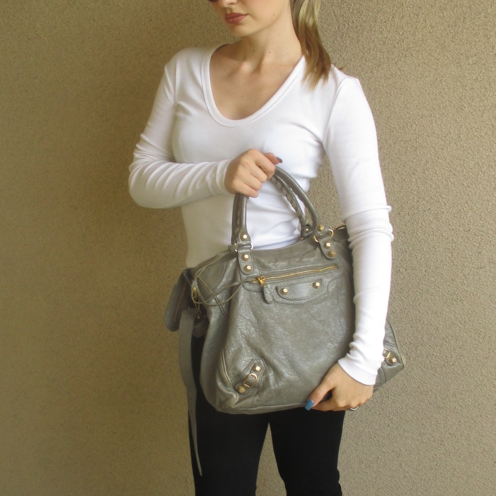 Balenciaga Classic Velo bag in Grey
